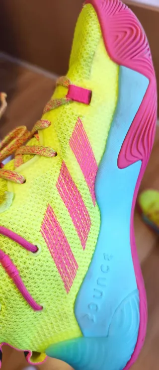 Zapatilla Baloncesto Adidas Harden Unisex Verde/Ro