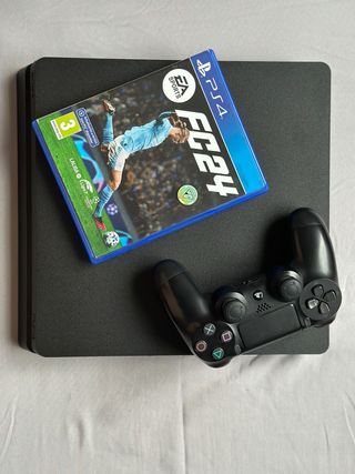 PS4 Slim 500GB Negra + Juego FC 24