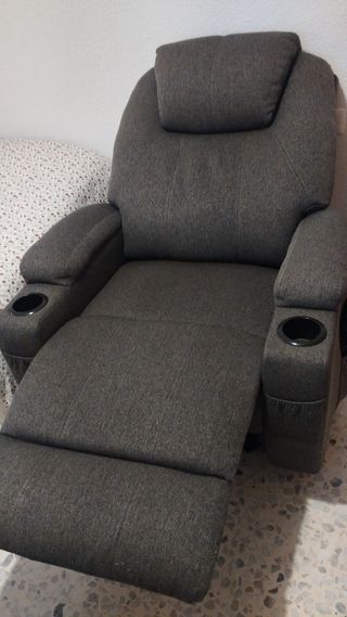 Sillón Eléctrico Reclinable Masaje y Calor