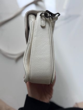 Borsa Mia Bag bianca con borchie