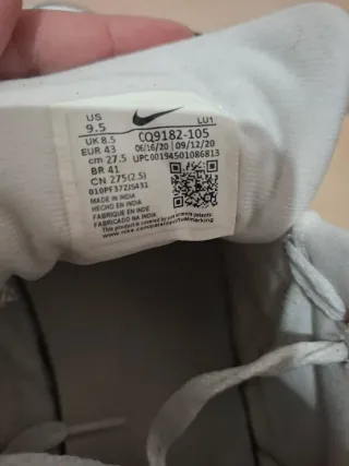 Scarpe Nike Air Cross Trainer Bianche Rosse