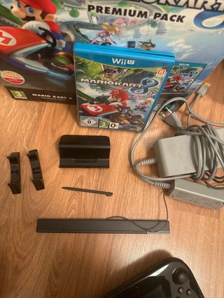 Nintendo Wii U Negra Mario Kart 8 Premium Pack