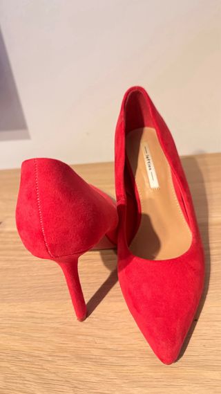 Zapatos de tacón rosados (fucsia)