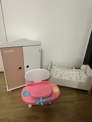Pack juego armario, camita y trona