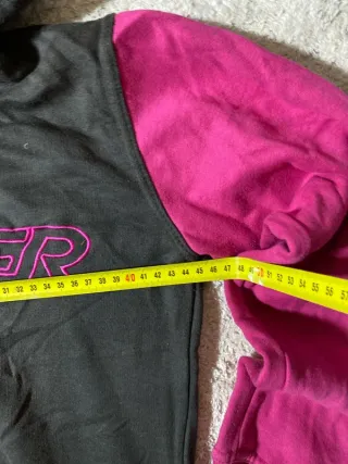 Sudadera Starter Gris y Rosa Talla XS