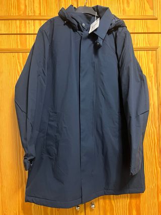 Abrigo azul hombre