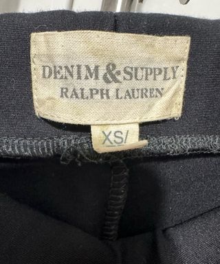 Pantalón Ralph Lauren imitación cuero negro