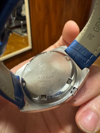 Reloj Seiko Automático Azul y Plateado