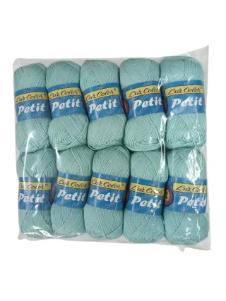 Lote 60 ovillos algodón acrílico surtidos