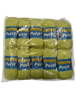 Lote 60 ovillos algodón acrílico surtidos