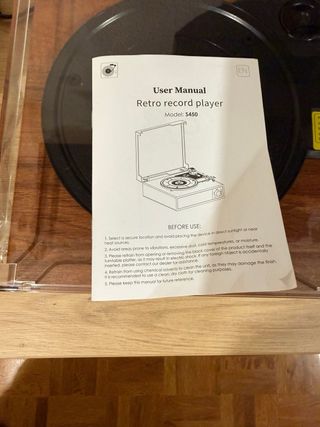 Tocadiscos Vinilo Madera VIFLYKOO