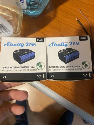 Shelly Plus 2PM Relé de persianas