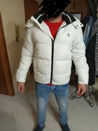 Piumino Calvin Klein Jeans Bianco
