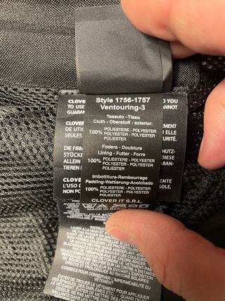 Giacca Moto Clover Ventouring 3 Tg M