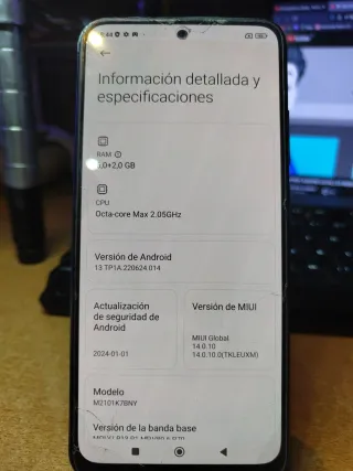 Xiaomi Redmi Note 10S Blu/Argento