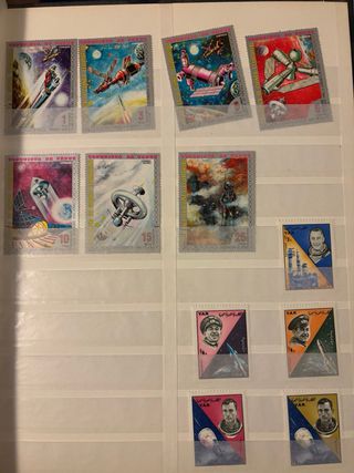 Álbum Sellos Espacio y Deportes Bhutan