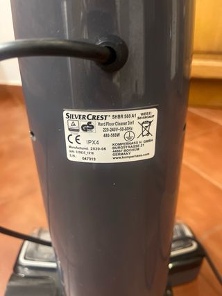 Aspiradora fregadora SilverCrest Wet & Dry 3 en 1