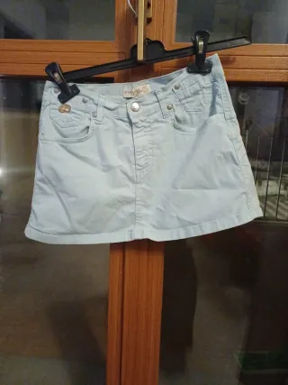 Mini gonna Petit azzurra