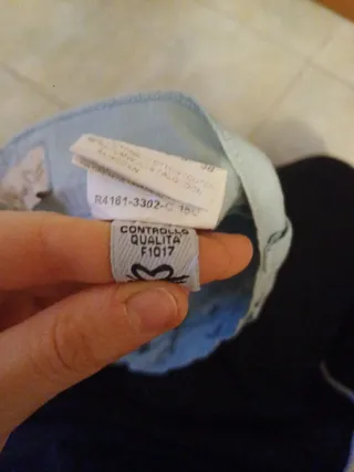 Mini gonna Petit azzurra