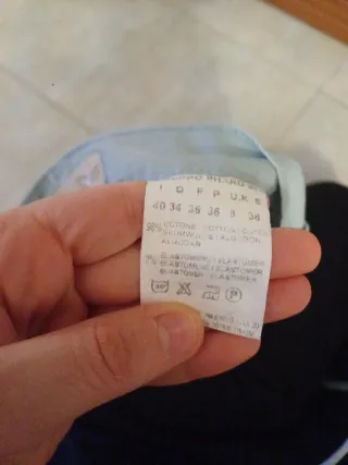 Mini gonna Petit azzurra