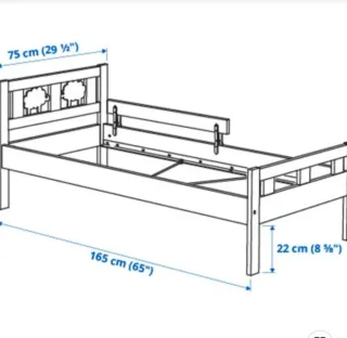 Cama infantil Ikea blanca