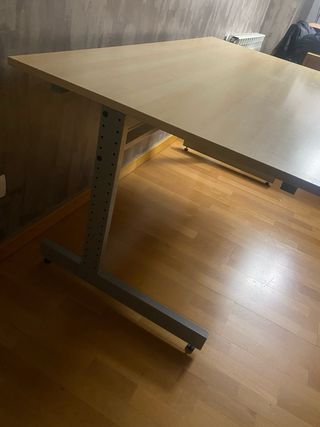 Mesa escritorio madera color pino 160x80