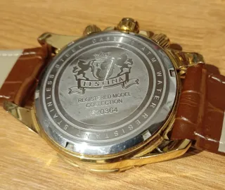 Reloj Festina Cronógrafo Hombre Azul Dorado