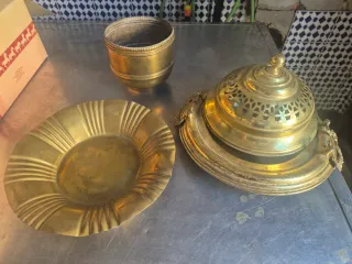 Brasero antiguo de latón