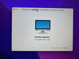 Apple iMac 21.5 Plata