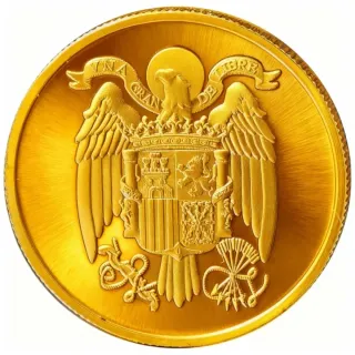 Moneda Francisco Franco con ESTUCHE