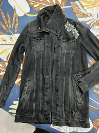 Cazadora vaquera Pepe Jeans perlas T. L