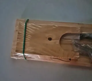 Soporte jamón de madera con cuchillo, precintada