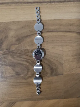 Reloj Roselin Pulsera Mujer Plata y Blanco