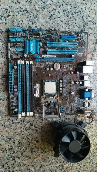 Scheda Madre Asus P8B75M con CPU i3