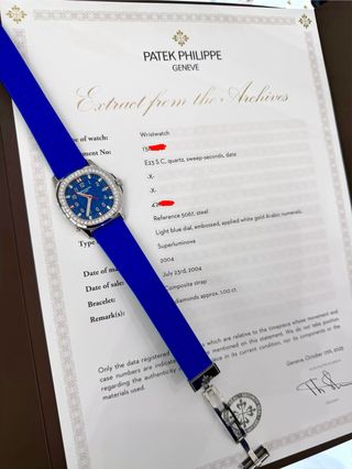 Reloj Patek Philippe Aquanaut. Dama. FULL SET.