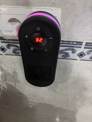 Calefactor Cerámico Mini Heater con Mando