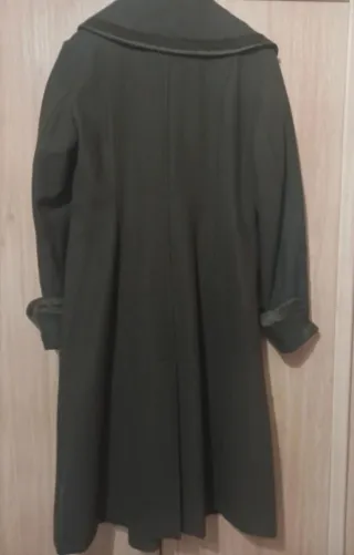 Abrigo cruzado verde