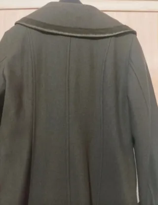 Abrigo cruzado verde