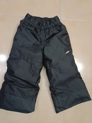 Pantalones de nieve Wedze negros