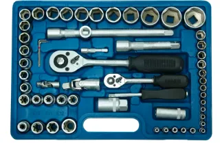 Valigetta 108pz Chiavi Cricchetto Bussola Attrezzi