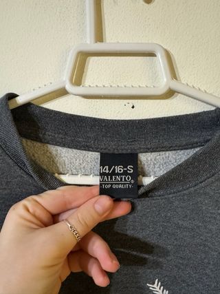 Sudadera Valento Gris