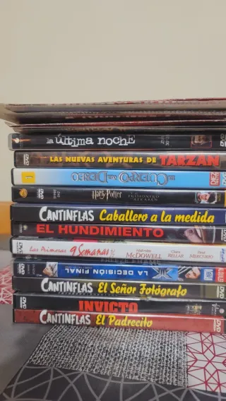 Pack Películas DVD Variadas Castellano.