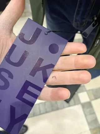 Giaccone impermeabile con pettorina verde Tg. S