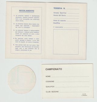 Adesivo+tessere Ultras Parma Crusader Ultras