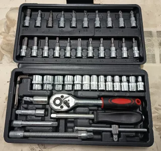 Maletín herramientas carraca 1/4