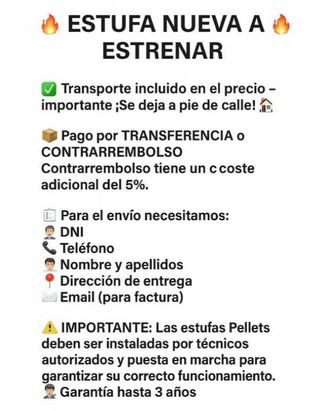 Estufa leña con horno - Takashi