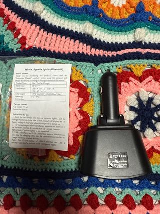 Cargador para mechero de coche doble USB Bluetooth