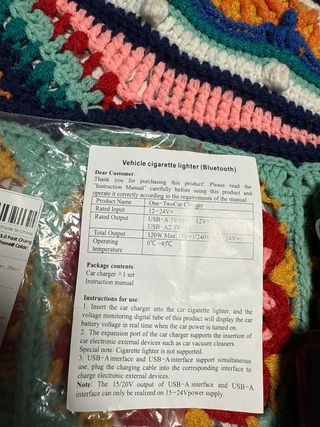 Cargador para mechero de coche doble USB Bluetooth
