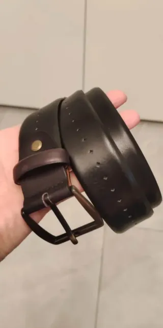 2 Cinture in pelle uomo