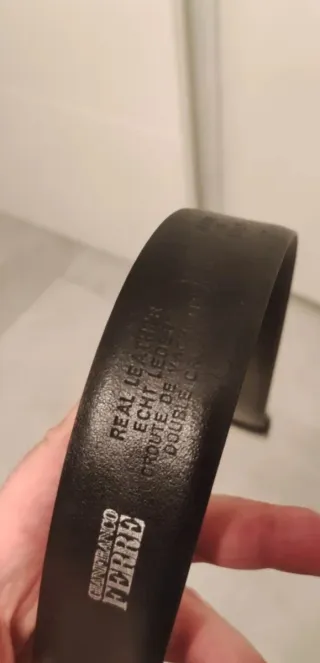 2 Cinture in pelle uomo